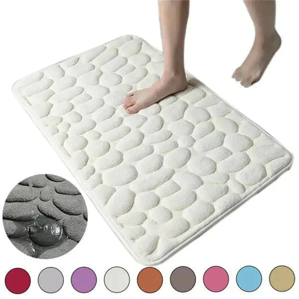 Memory Foam Bath Mat Water Absorbent