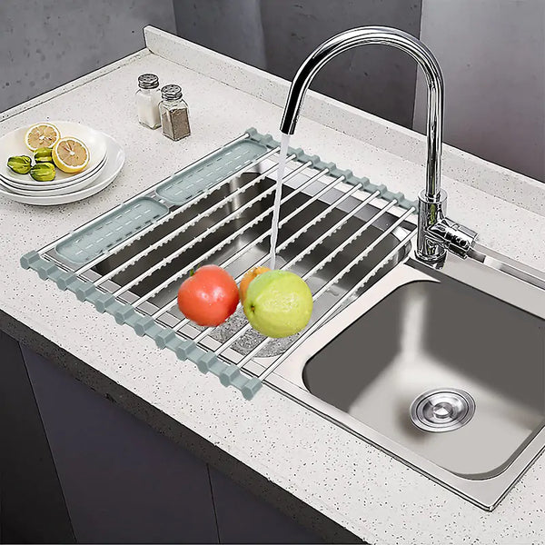 Stainless Steel Roll up Sink Rack