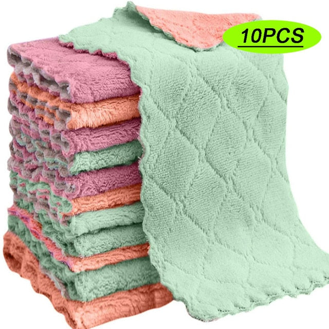 10Pcs Microfiber Absorbent Towel - EveryBodyStore